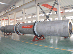 Rotary Drum Dryer, Packaging Type : Gray