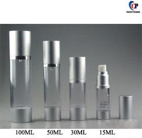 Clear Airless Bottle, Airless Cosmetic Bottle, Airless Plastic Bottle