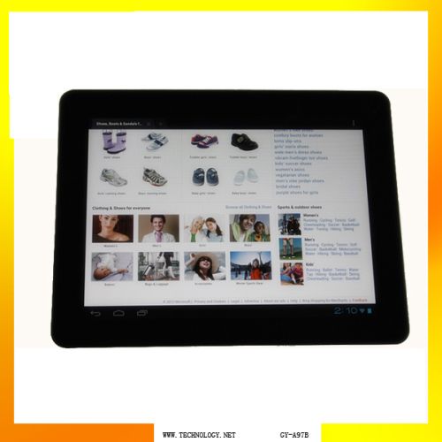 Tablet PC, Processor : 1GHz quad-core