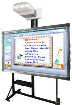 Even Thinner Frame Construction Infrared Interactive Whiteboard