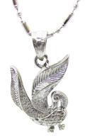 JewelFame Titanium Pendants, Color : Silver Grayish White