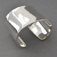 Silver Cuff Sterling Solid Adjustable Cuff Link