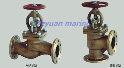 Marine Flanged Bronze Stop Check Valve