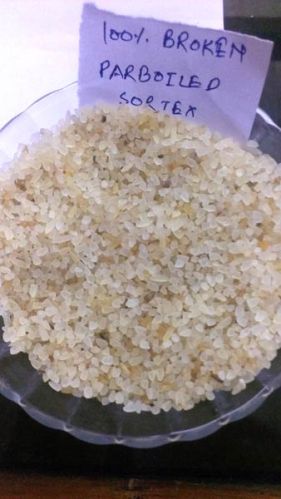 100% Broken Sortex Parboiled Rice