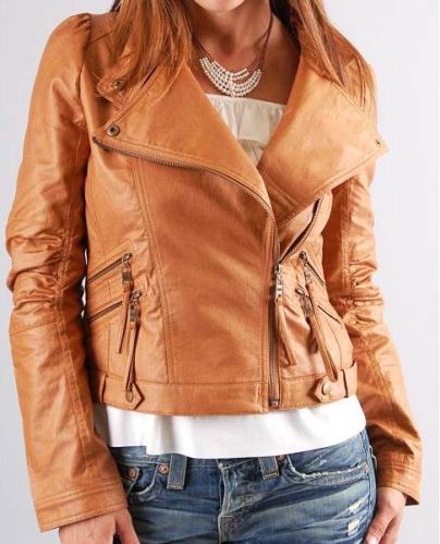 Ladies Leather Jackets, Sleeve Type : Full Sleeves