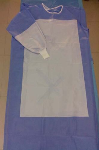 Reinforced surgical gown