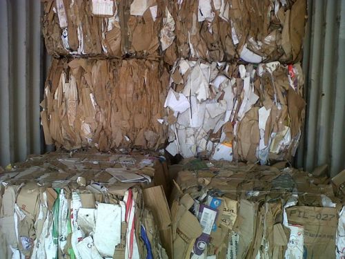 Waste paper, Pattern : Plain