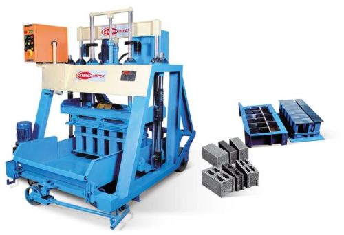 Automatic Concrete Hollow Block Making Machine