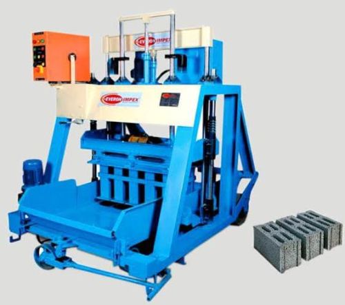 Concrete Solid Block Making Machine, Packaging Type : Poly Packs
