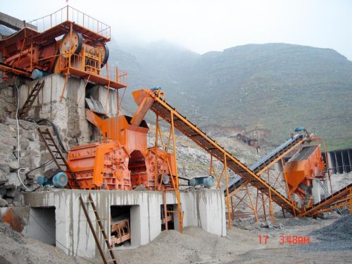 Stone crusher plant