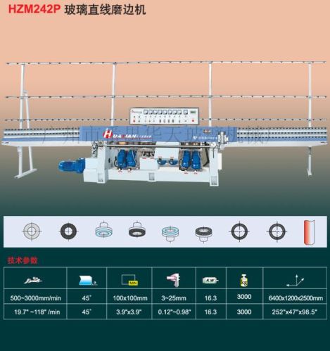 Glass Straight Line Beveling Machine