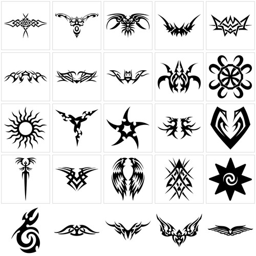 Crystal Embossy Tribal Temporary Tattoos, For Body Use, Parlour Use, Feature : Skin Friendly