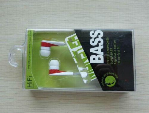 Hi-fi Bass Earphone, Beats Headphone, Packaging Type : red