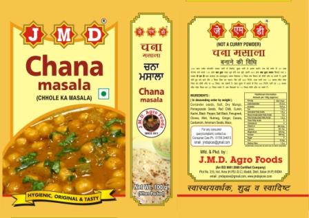 Organic Jmd Chana Masala, Shelf Life : 1year