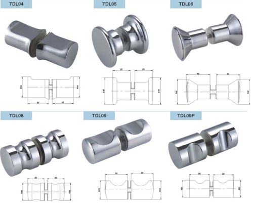 Brass Shower Door Knobs