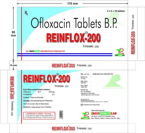 REINFLOX-200 Ofloxacin Tablet