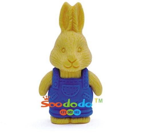 3d Rabbit Shaped Eraser, Brand Name : SOODODO