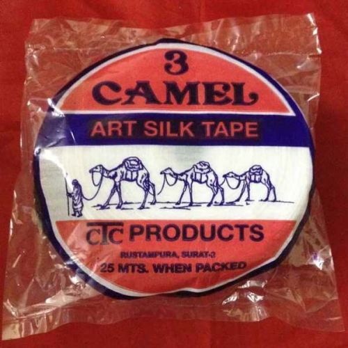 3 Camel Polyester Elastic Tape, For Making Garments, Pattern : Plain