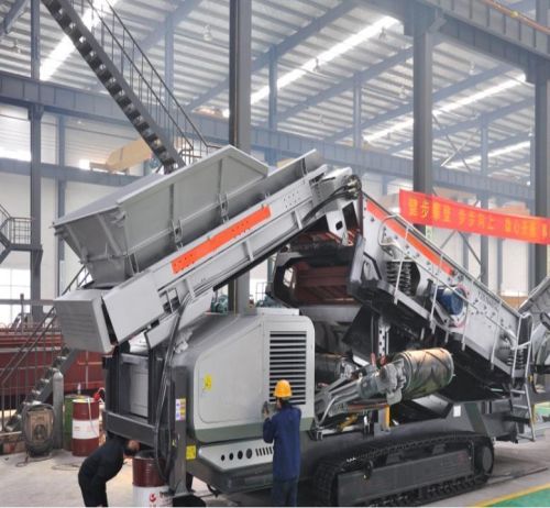 New Crawler Type Mobile Crusher Plant, Power : 150 (kw)