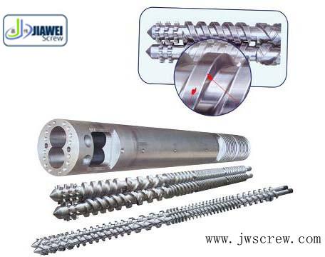 Bimetallic Conical Twin Screw, Conical Barrel