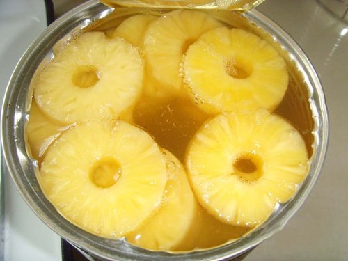 Canned Pineapple In Syrup