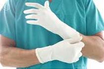 100% Virgin Latex surgical gloves