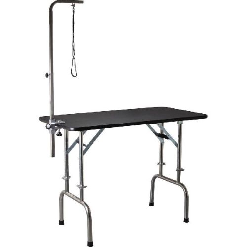Height Adjustable Folding Table W/ Telescoping Legs