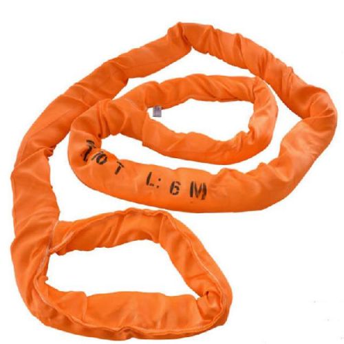Polyester Round Lifting Sling, Shape : eye, Lifting Capacity : 30ton