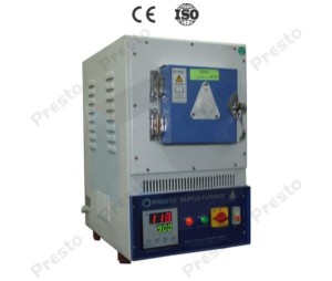 Muffle Furnace, Power Supply : 230 V, 50 Hz.
