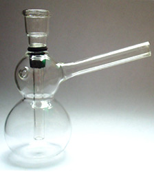 Double Glass Bong