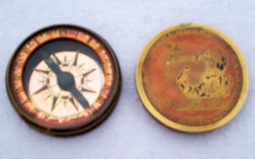 Metal Nautical Compass for Portable Size Easy Storage