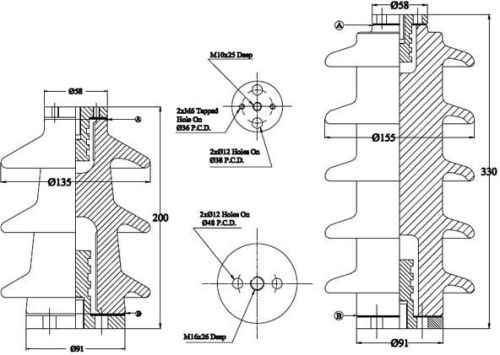 SOLID CORE POST INSULATOR