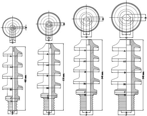 Transformer Bushing (36 KV NORMAL TYPE)