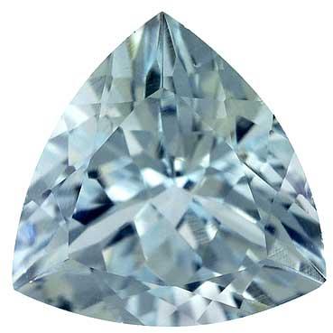 Aquamarine Trillion Shape Gemstone -03