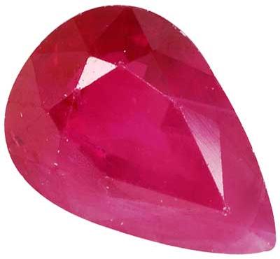 Pear Ruby Gemstone-02