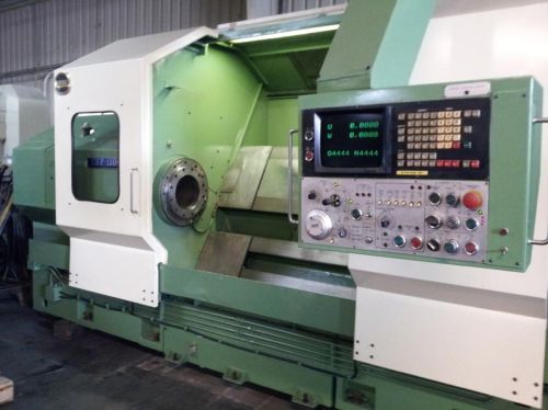 Hitachi Seiki CNC Hollow Spindle HD Slant Bed Turning Center Model 7NF