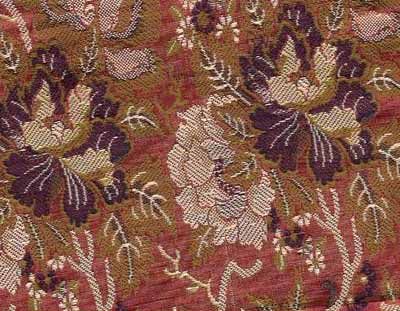 Blend OF Silk Metallic Threads Brocade Fabrics Bf-04