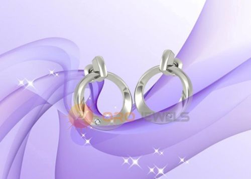 ORO JEWELS Cz Studded Round Earrings, Gender : Women's