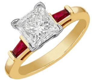 Imitation Studed Ring Dtsr00244