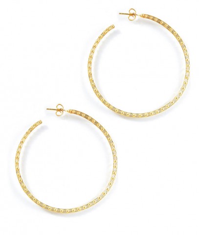 Plated Hoop Earrings DTSE002036