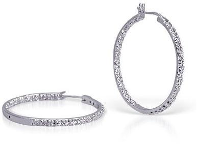 DTSE003624 Plated Hoop Earrings, Style : Common