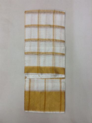 Pure Silk Check Saree