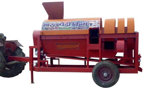 Semi Automatic Paddy Thresher, For Agriculture Purpose, Color : Red