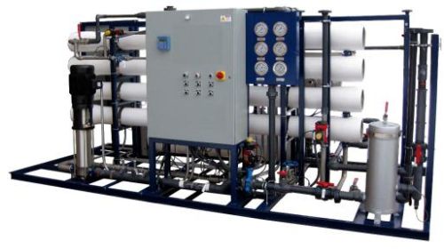 Industrial reverse osmosis plant