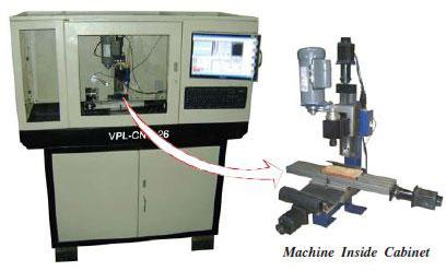 CNC Milling Machine (VPL-CNC-26), Power : 1-3kw
