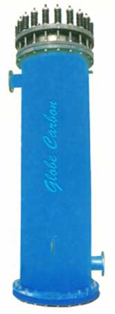 Globe Cabon Graphite Heat Exchanger (Vertical)