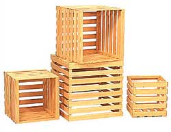 Wooden Crates, Pattern : Box