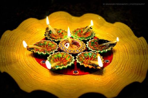 Decorative Clay Diyas