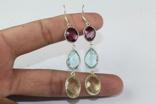 Earrings, Material : Brass