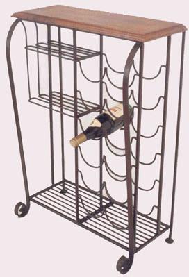 Wine Bottle Holder Table